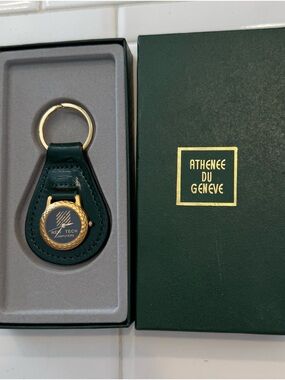 Vintage Authenee Du Geneve Keychain Watch
